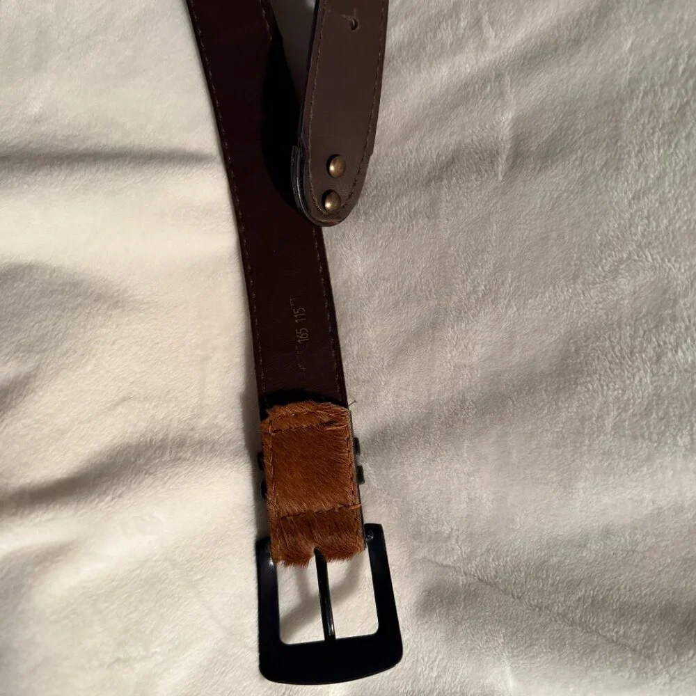 Argentina- Cow Hide Hair on Leather Belt